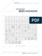GATE Aerospace 2015 Answers PDF