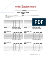 Modèle Relevé de Notes Global Syst Classique