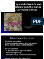 Isolation of symbiotic bacteria and bioactive proteins from