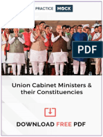 Union Cabinet Ministers PDF 1 PDF