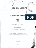 Revista Del Archivo de Santiago N 1 PDF