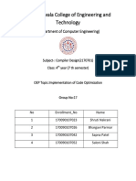 Group 17 - Code Optimization PDF
