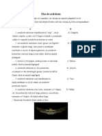 Fisa de Activitate Locomotia