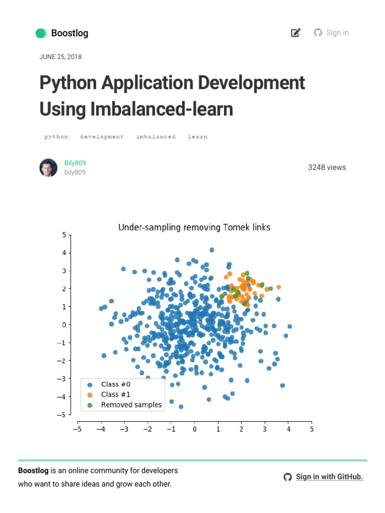 Python Application Development Using Imbalanced-Learn | PDF | Machine ...
