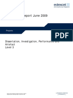 Projects-Examiners-Report-L3-June-0906 Level 3
