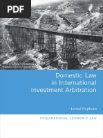 Domestic Law in International Investment Arbitration