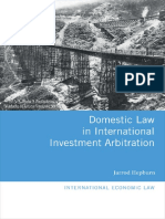 Domestic Law in International Investment Arbitration