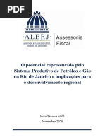 NT 01 - O potencial representado pelo Sistema Produtivo de Petróleo e Gás no Rio de Janeiro e implicações para o desenvolvimento regional