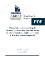 NT 01 - O Potencial Representado Pelo Sistema Produtivo de Petróleo e Gás No Rio de Janeiro e Implicações para o Desenvolvimento Regional