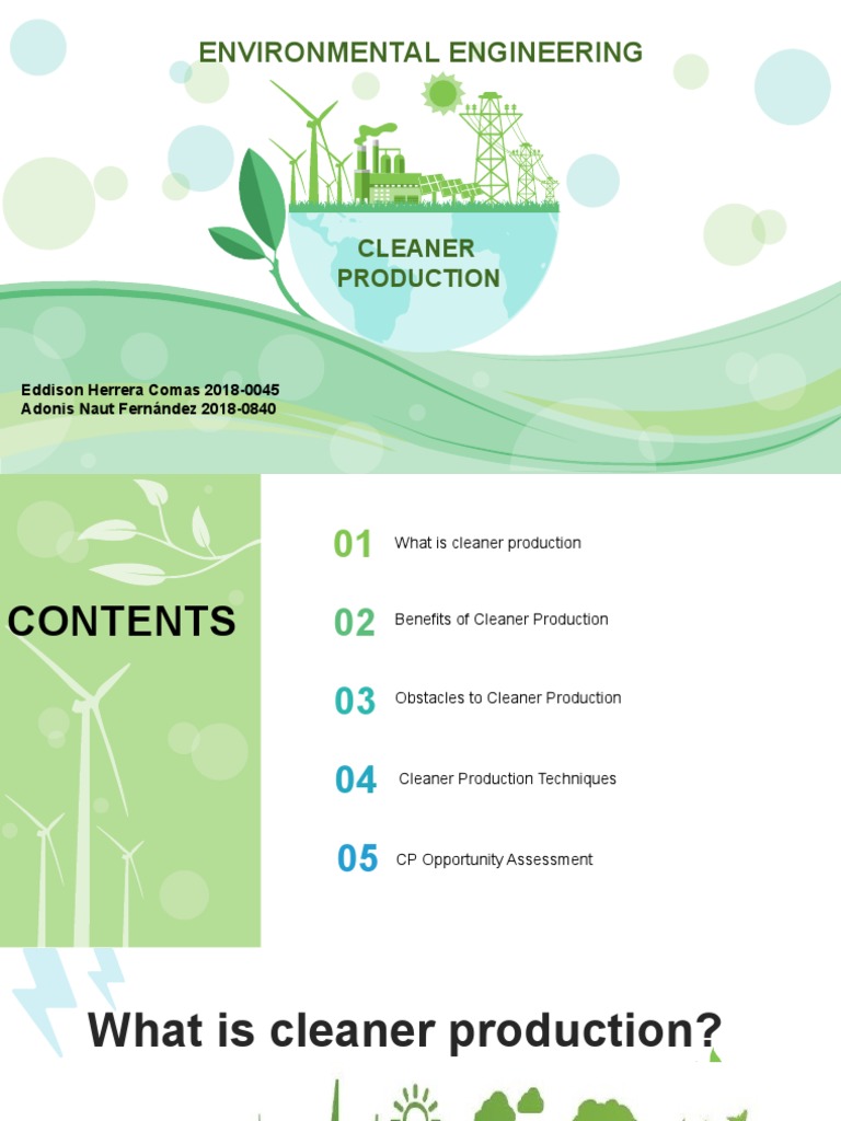 Cleaner Production. EE | PDF | Waste | Sustainability
