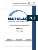 Guia de Interpretacion Audiométrica NATCLAR.