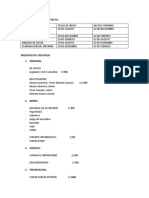 Cronograma Del Proyecto