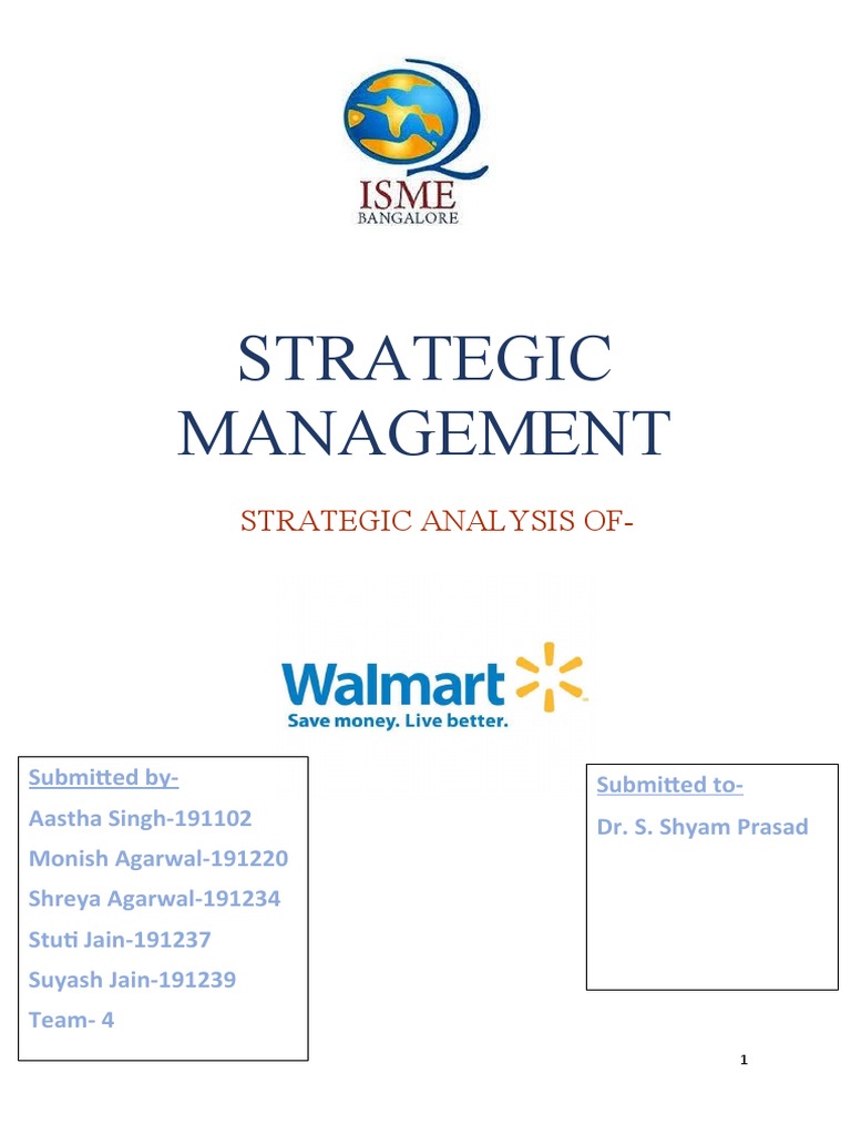 An Analysis of Walmart's Strategic Positioning Through Porter's Five ...