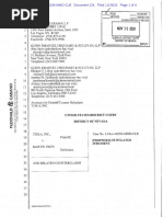 Tesla v. Martin Tripp Settlement