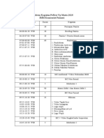 Rundown Follow Up Masta 2020