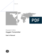 Panametrics - O2X1 Manual PDF
