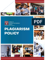 Iba Plagiarism Policy 2020 21