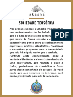 Convite Sociedade Teosofica AKASHA