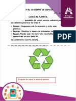 Después de Copiar Lo Subes Al Patmos.: Recorta El Símbolo Del Reciclaje y Pégalo en Tu Cuaderno