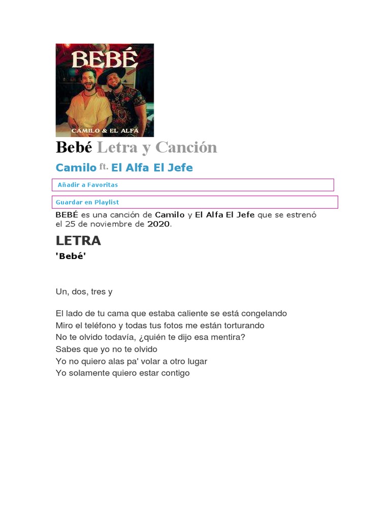 Bebe Pdf
