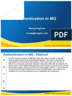 Authentication in MQ - Abstract