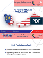 Minggu 7 Patriotisme Dan Nasionalisme PDF