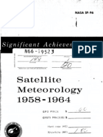 Signifigant Achievements in Satellite Meteorology 1958-1964