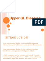 upper G.I bleed 