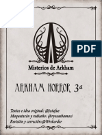 Cartas de Misterios Arkham Horror 3 Fan Made