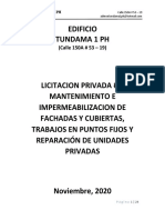 Licitacion Privada de Noviembre 2020 Edificfio Tundama 1