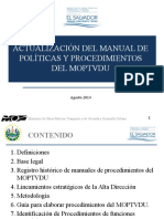 Manual de Políticas y Procedimientos (Presentación) v1 5