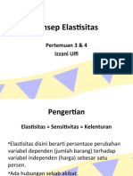 Konsep Elastisitas