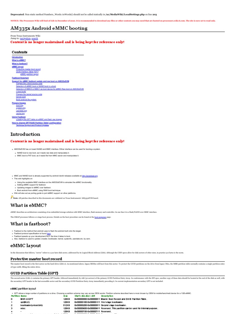 eMMC Booting on AM335xEVM Guide | PDF | Booting | Personal Computers