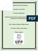 Atribuciones de Los Diversos Organos Del Poder Judicial de La Federacion.