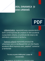 Urbanizarea Dinamica Și Explozia Urbană