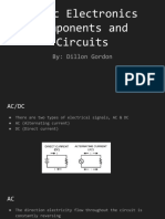 Dillon Gordon - Basic Electronics Components and Circuits
