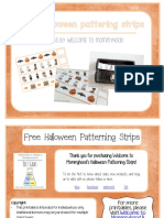 Halloween Patterning Strips