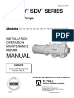 SDV Operating Manual - Installation Operation Maintenance Repair Manual - Dry Vacuum Pumps