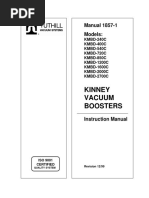 KMBD 240C-2700C - 1857-1 Instruction Manual Kinney Vacuum Boosters