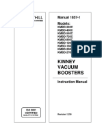 KMBD 240C-2700C - 1857-1 Instruction Manual Kinney Vacuum Boosters