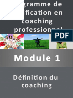 Module 1 - de Finition Du Coaching PDF