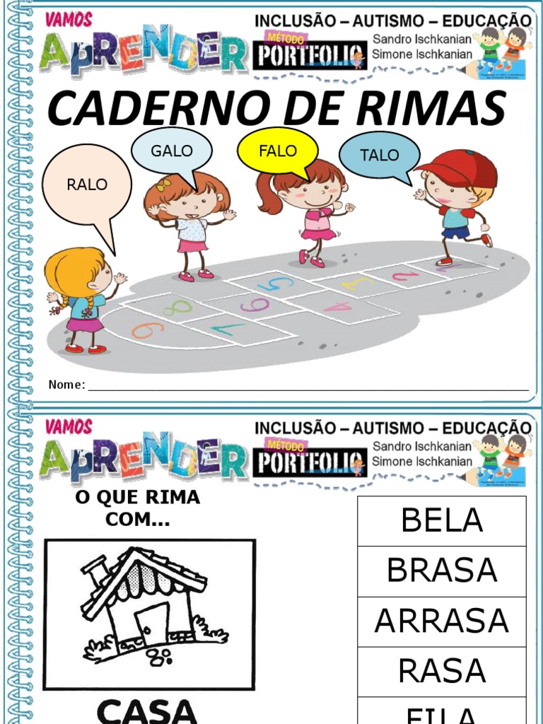 Caderno de Rimas para Crianças | PDF