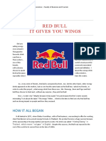 Red Bull It Gives You Wings: How It All Began