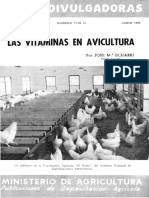 Vitaminas en Aves PDF