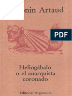 Heliogabalo O El Anarquista Cor - Antonin Artaud PDF