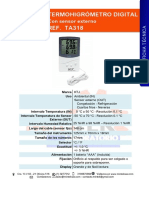 Termohigrometro REF.-TA318