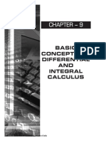 Basic Concepts of Differential and Integral Calculus