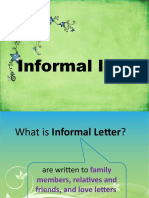 Unit 3H (Informal Letter)