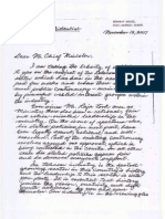 Ratan Tata Letter to M Karunanidhi