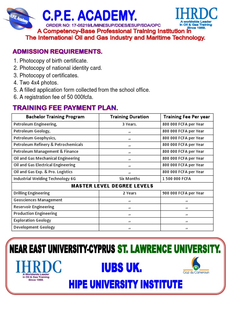 Bachelor Training Program Training Duration Training Fee Per Year | PDF